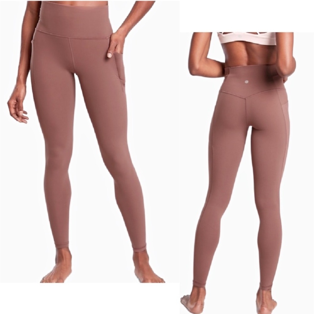 ⭐️ATHLETA Salutation Stash Pocket II Tight 3X in Spiced Cabernet NWOT⭐️